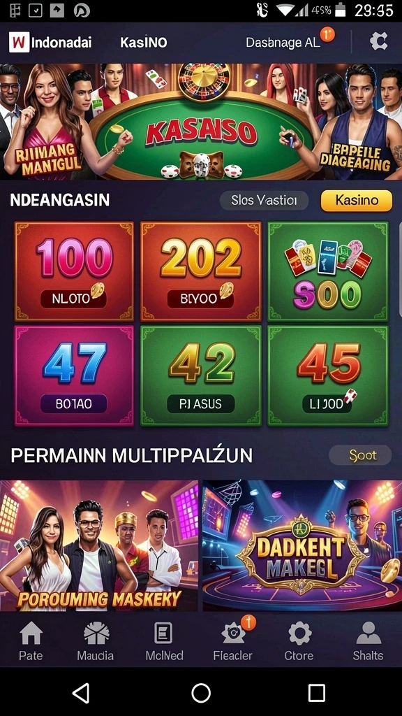 luck365 - Tampilan karakter yang dapat disesuaikan oleh pemain.