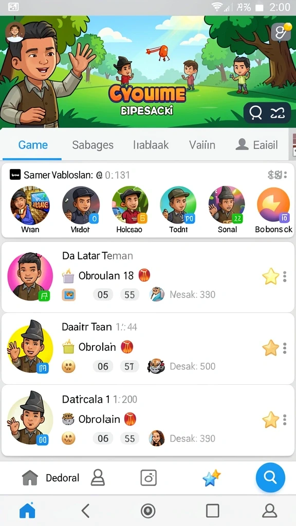 popwin - Kemudahan dalam mengakses berbagai mode permainan.